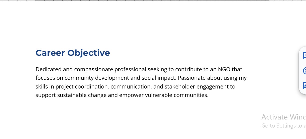 Career Objective for NGO Jobs – Examples & Samples (Word & PDF) Career Objective for NGO Jobs – Examples & Samples (Word & PDF)